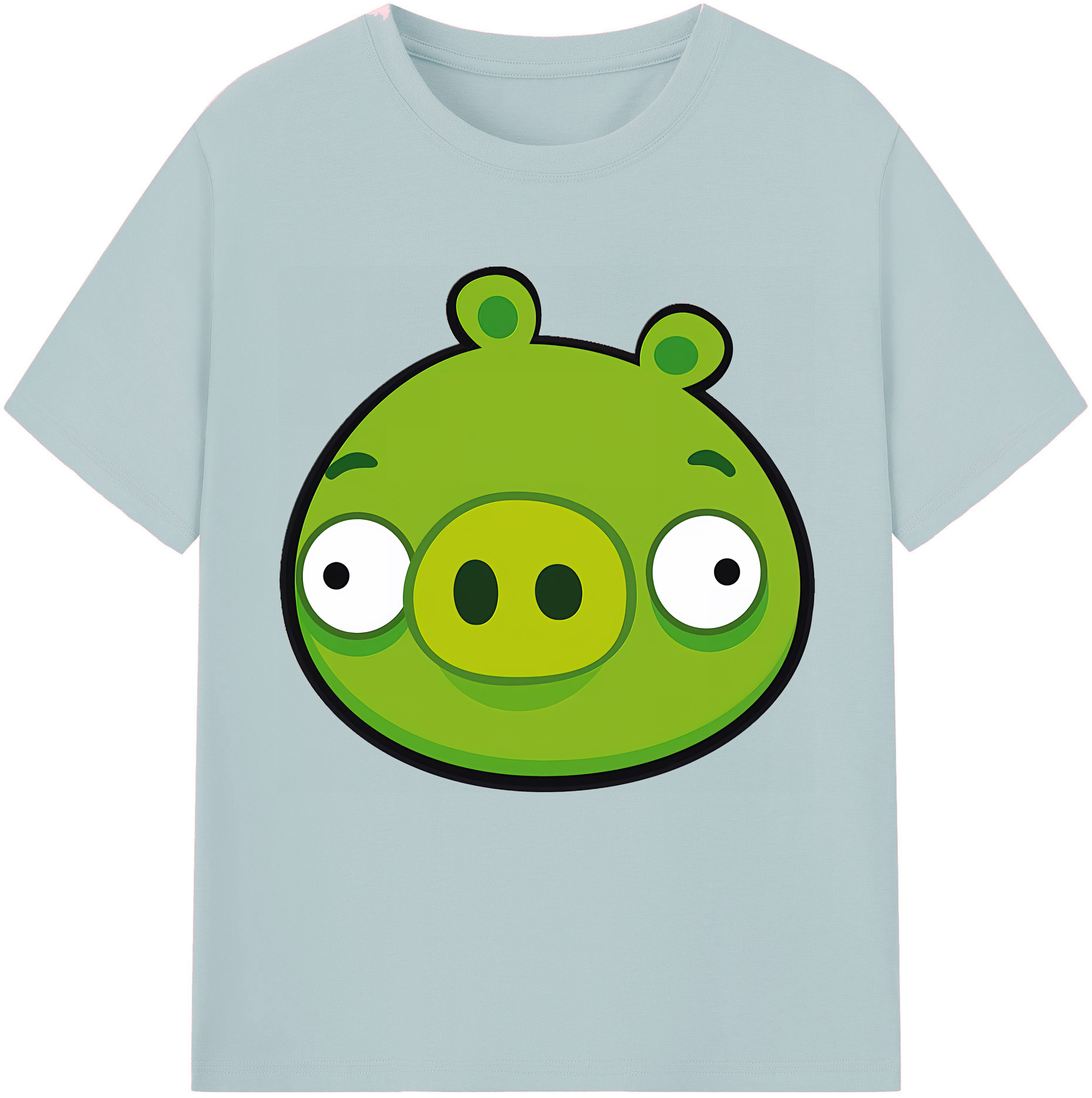 （画像用） Angry Birds アングリーバード 綿100％半袖Tシャツ（フロントプリント）